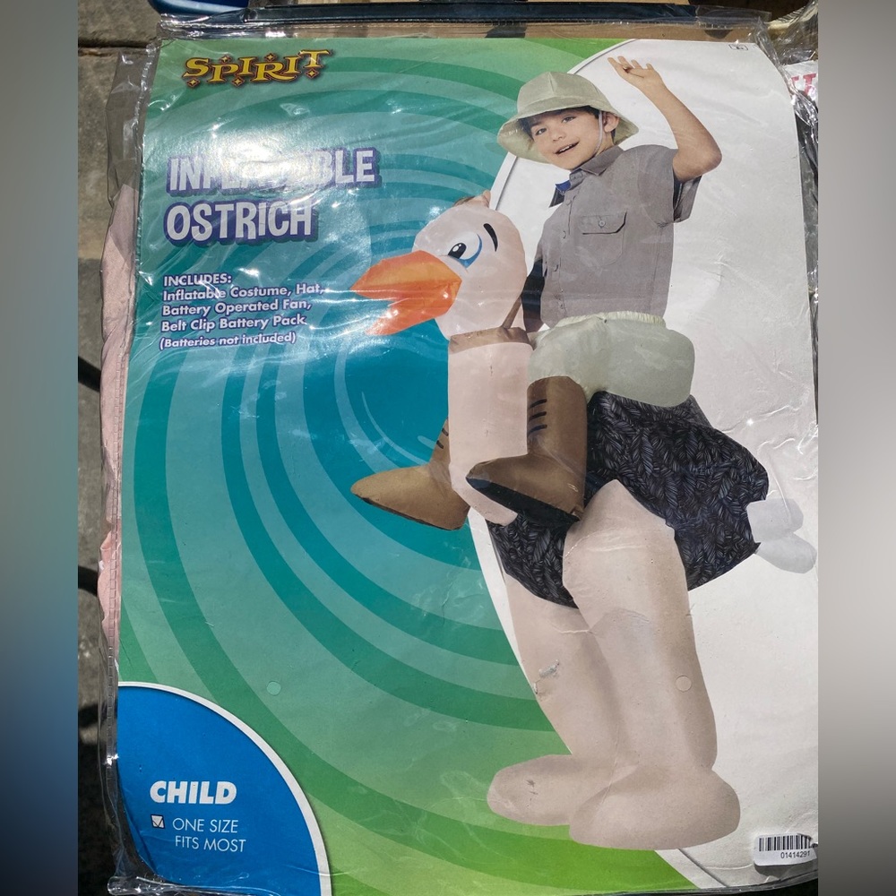 Inflatable Ostrich Child Halloween Costume